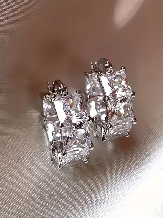 Jewelry - New Womens Diamond Cz Dangle Earrings